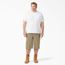 Loose Fit Multi-Use Pocket Work Shorts, 15&quot; - Khaki &#40;KH&#41;