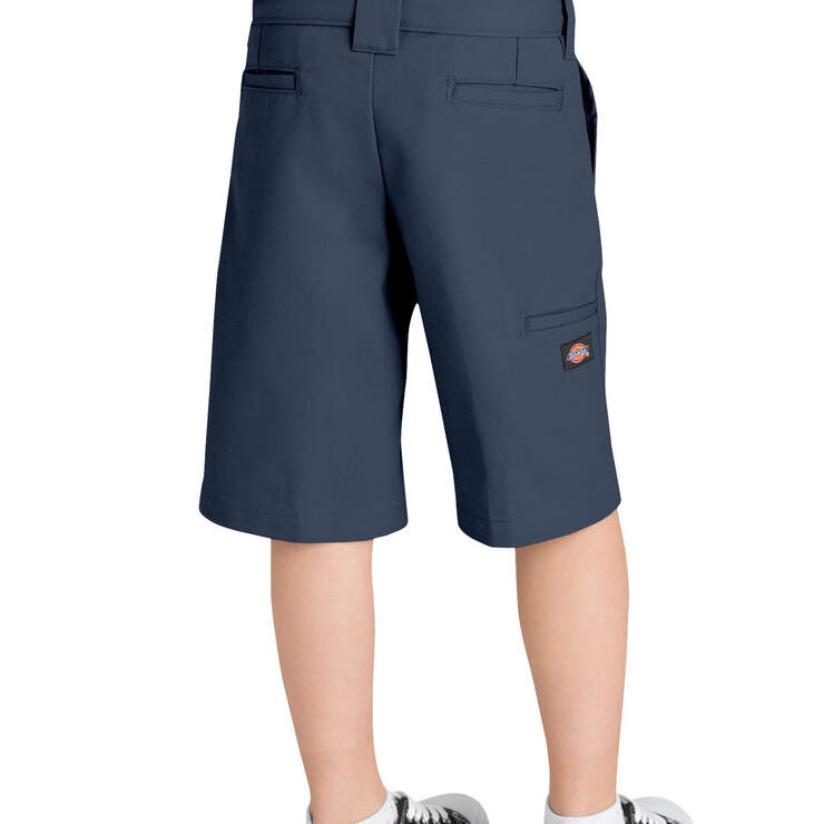 Boys' Relaxed Fit Shorts with Extra Pocket, 4-7 - Dark Navy (DN) image number 2