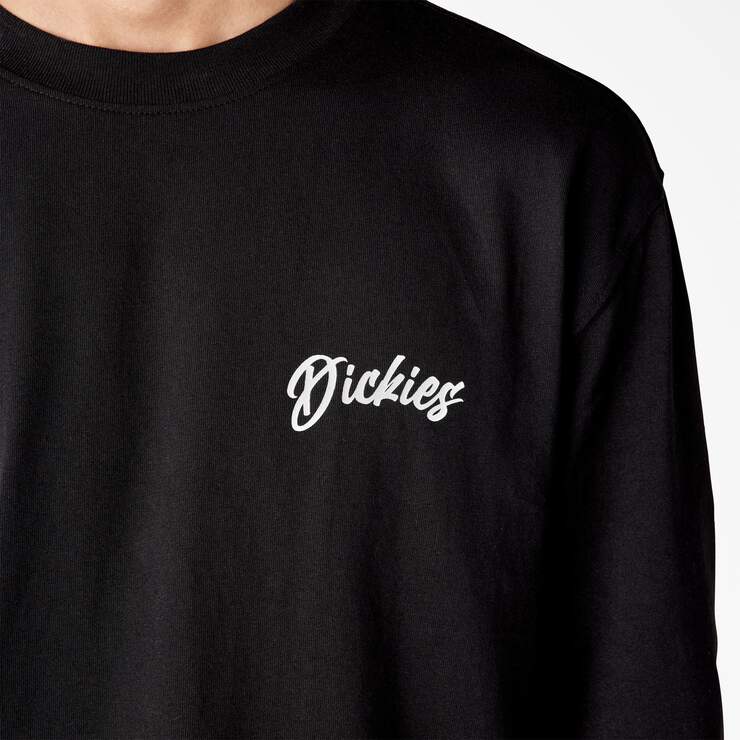 Dighton Long Sleeve Graphic T-Shirt - Black (KBK) image number 7