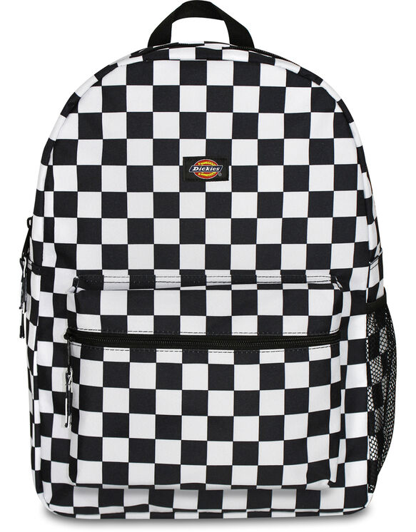 Black/White Checkered Student Backpack Black White Checkered | Accessories Bags Backpacks | Dickies