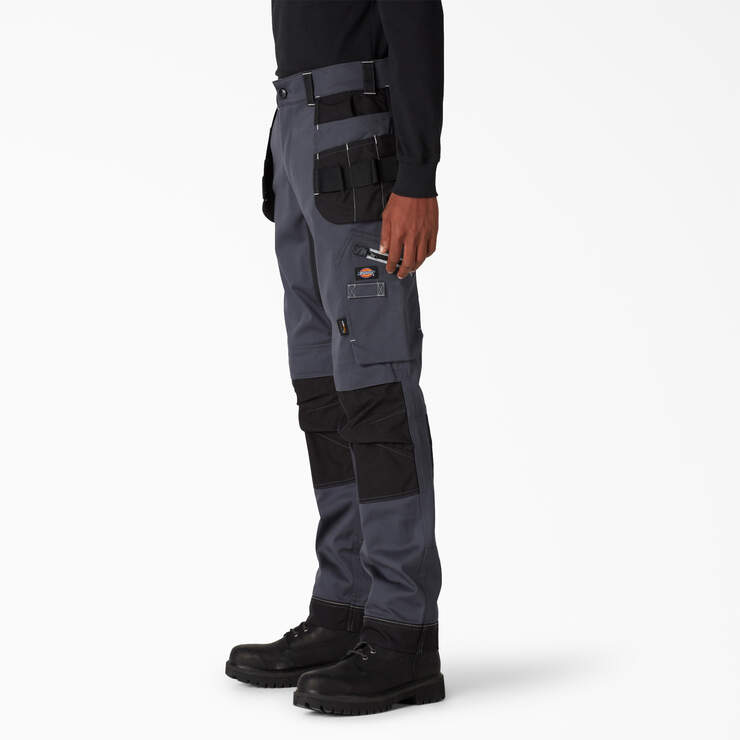 FLEX Performance Workwear Regular Fit Holster Pants - Gray/Black (UEB) image number 3