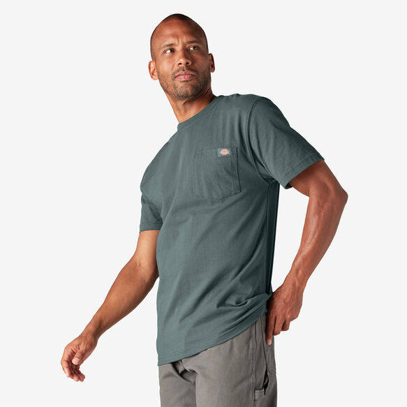 Heavyweight Short Sleeve Pocket T-Shirt - Lincoln Green &#40;LN&#41;