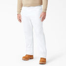 Relaxed Fit Straight Leg Painter&#39;s Pants - White &#40;WH&#41;