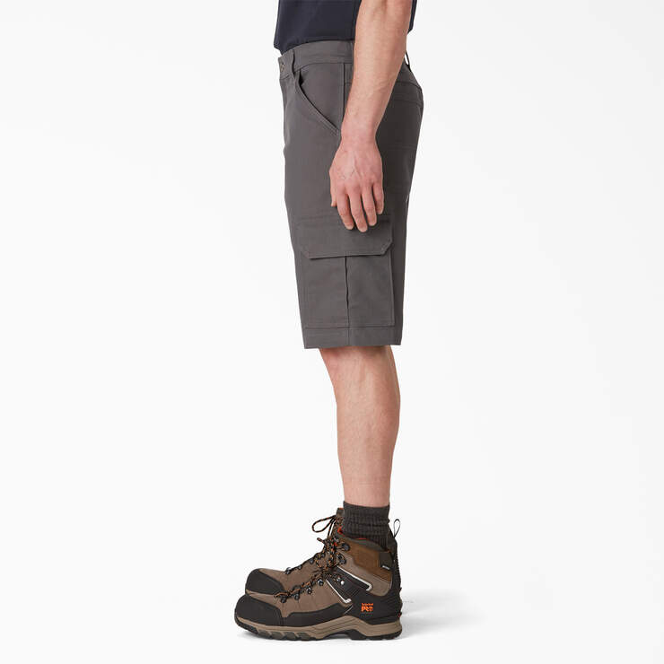 DuraTech Ranger Relaxed Fit Duck Shorts, 11" - Slate Gray (SL) image number 3