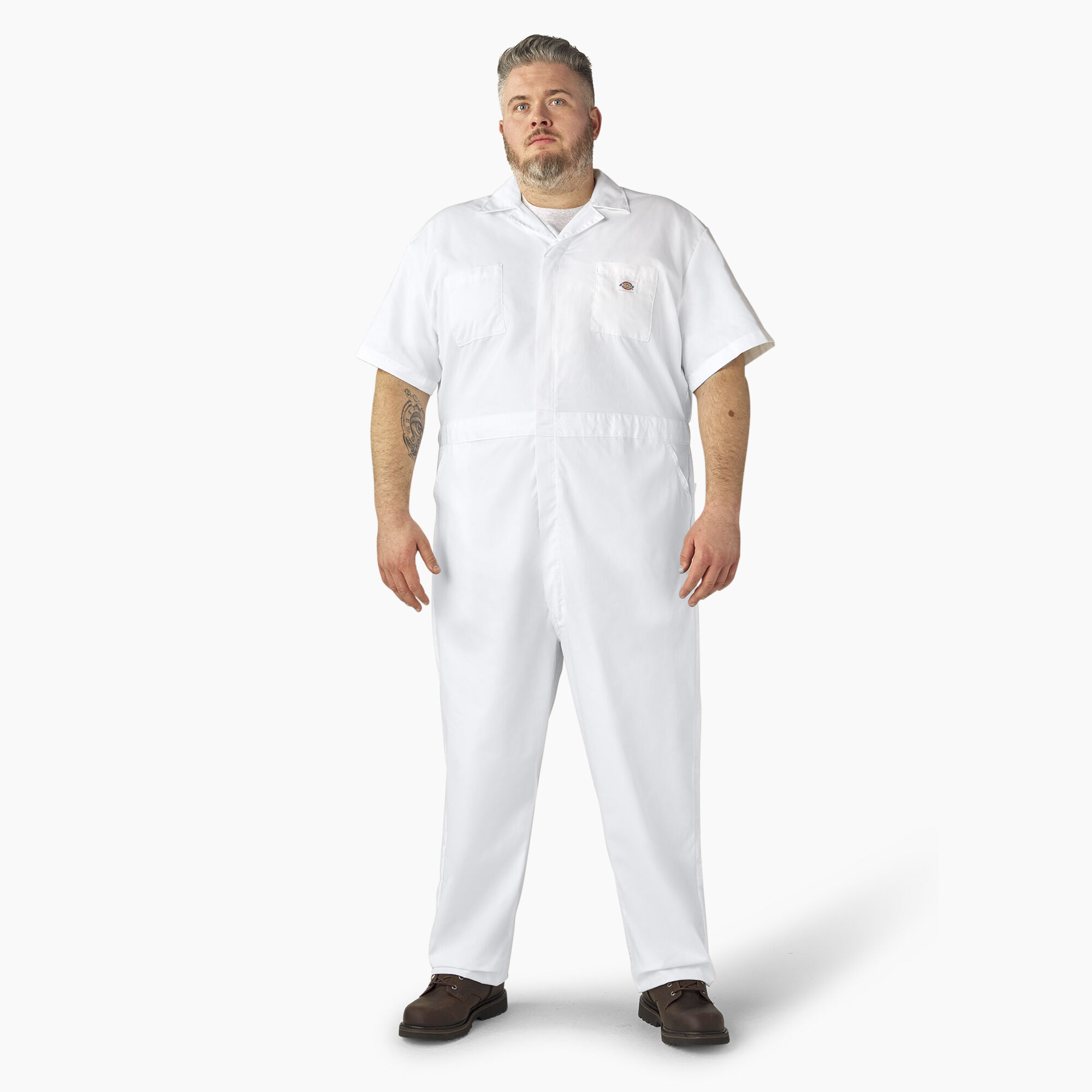 Dickies white jumpsuit hotsell