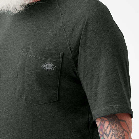 Cooling Short Sleeve Pocket T-Shirt - Hunter Green Heather &#40;HNH&#41;
