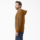 Water Repellent Sleeve Logo Hoodie - Brown Duck &#40;BD&#41;