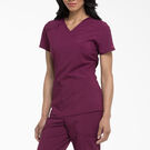 Women&#39;s EDS Essentials V-Neck Scrub Top - Wine &#40;WIN&#41;
