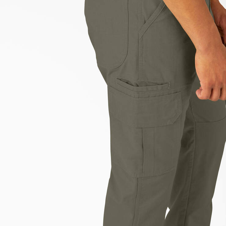 FLEX DuraTech Relaxed Fit Ripstop Cargo Pants - Moss Green (MS) image number 6