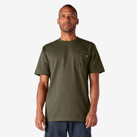 Heavyweight Short Sleeve Pocket T-Shirt - Military Green (ML)
