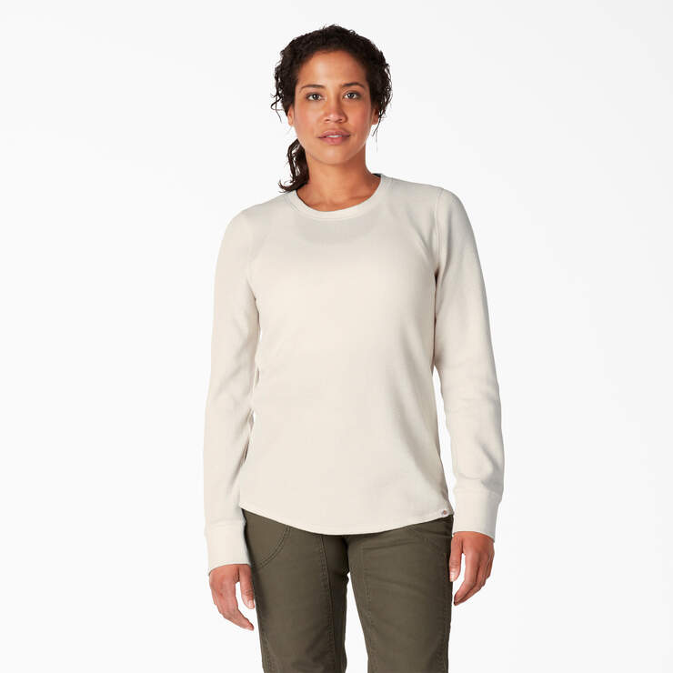 Women’s Long Sleeve Thermal Shirt - Oatmeal Heather (O2H) image number 1