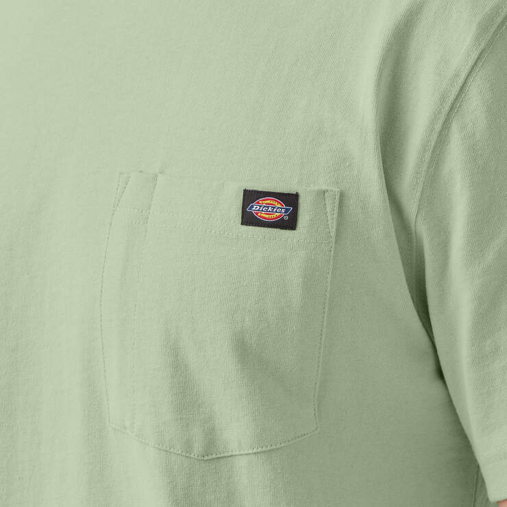 Heavyweight Short Sleeve Pocket T-Shirt - Celadon Green (C2G) image number 5