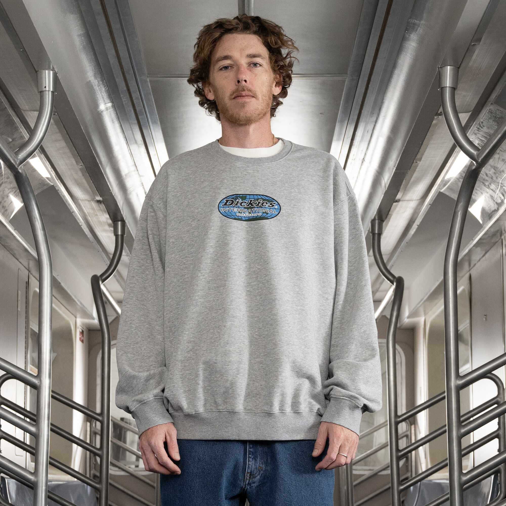 Dickies grey sweatshirt clearance