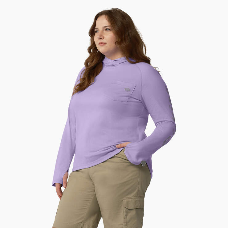 Women's Plus Cooling Performance Sun Shirt - Purple Rose (UR2) image number 3