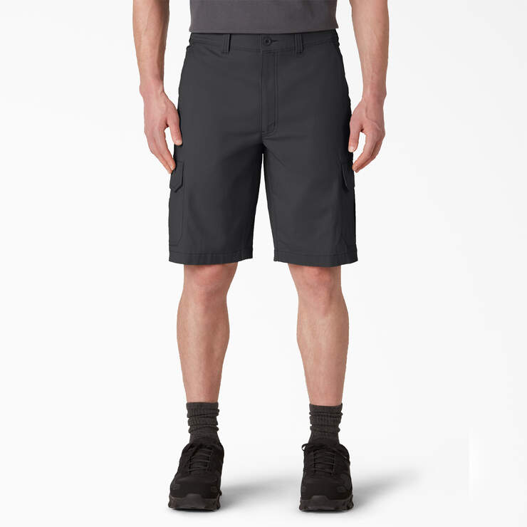 FLEX Cooling Regular Fit Cargo Shorts, 11" - Black (BK) image number 1