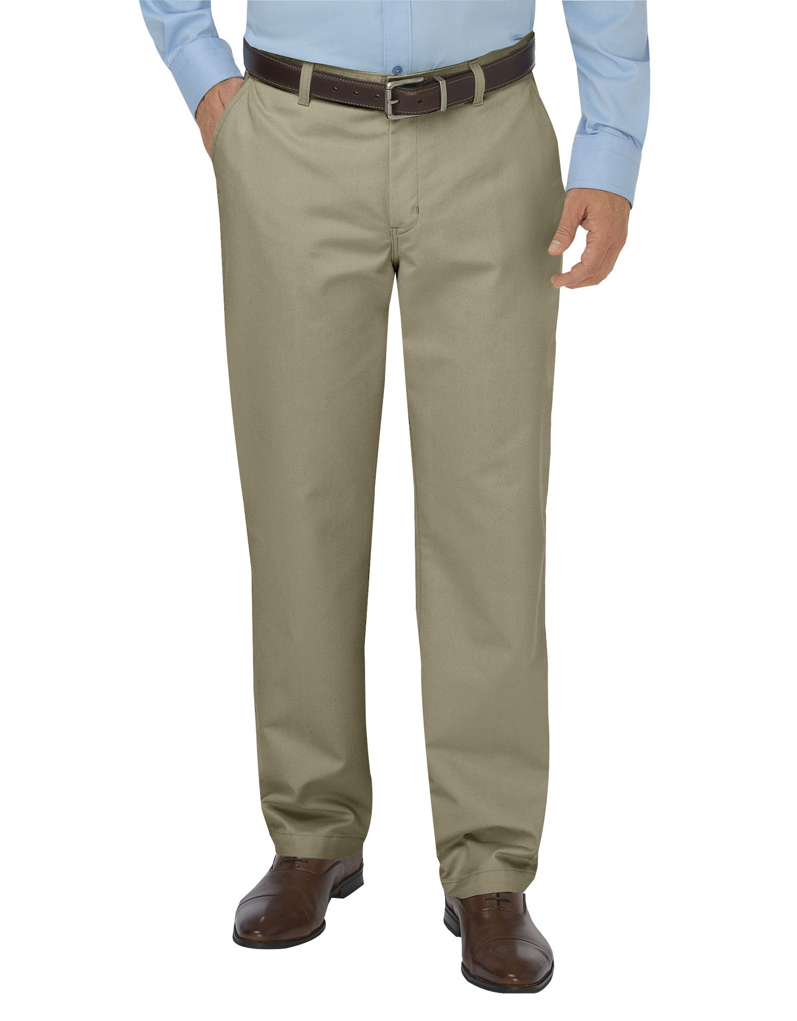 dickies khaki pants and shirt