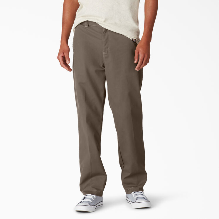 Dickies Skateboarding Slim Fit Pants - Mushroom Contrast Topstitch &#40;TSM&#41;