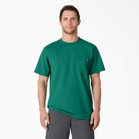 Heavyweight Heathered Short Sleeve Pocket T-Shirt - Green Heather (GSH)