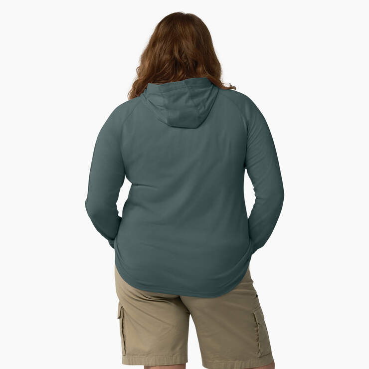 Women's Plus Cooling Performance Sun Shirt - Lincoln Green (LN) image number 2