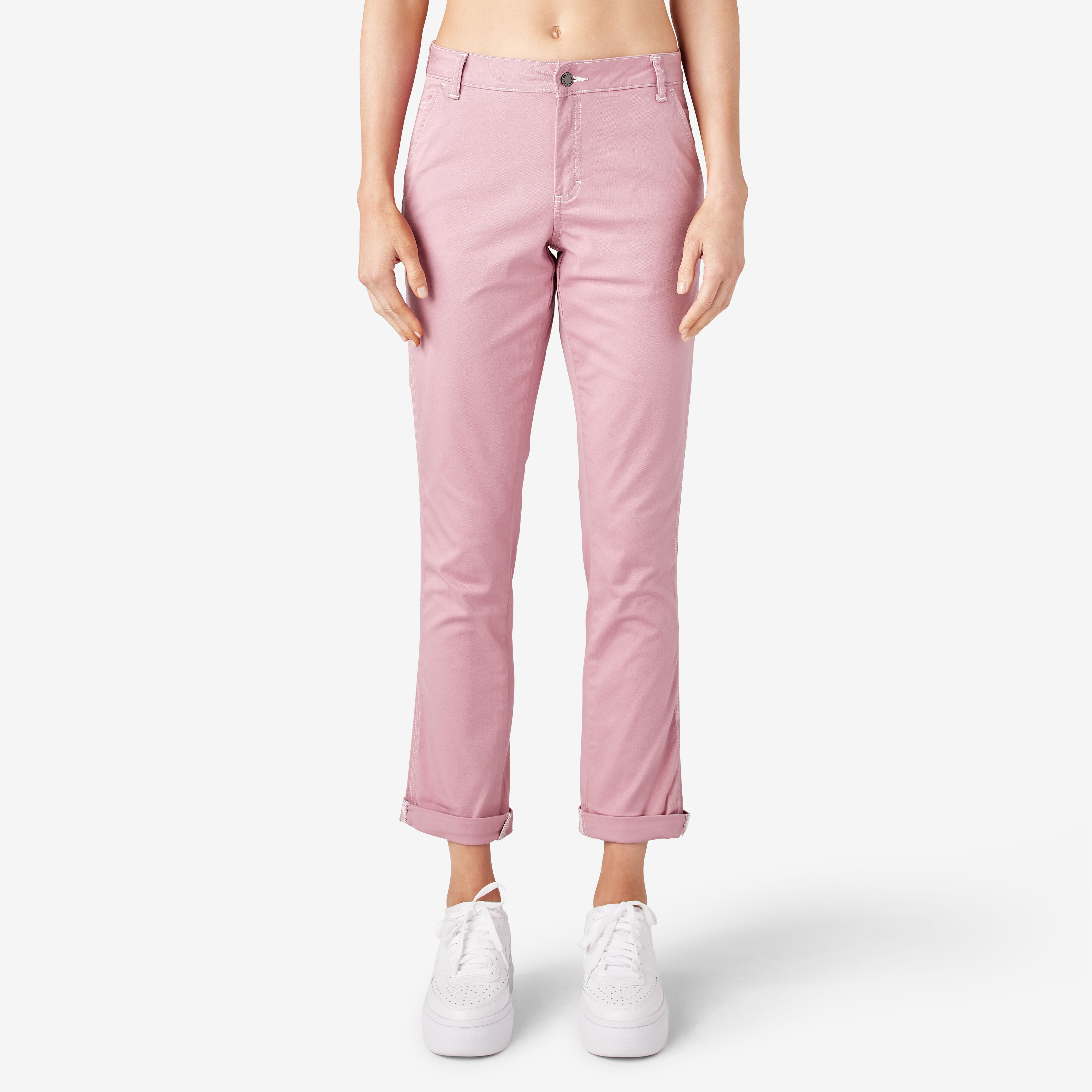 Pink dickies carpenter pants on sale