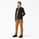Women&rsquo;s Duck Hooded Shirt Jacket - Black &#40;BKX&#41;