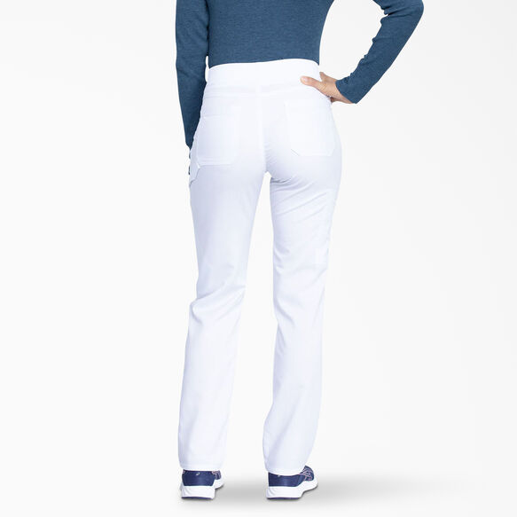 Women&#39;s Balance Tapered Leg Scrub Pants - White &#40;DWH&#41;