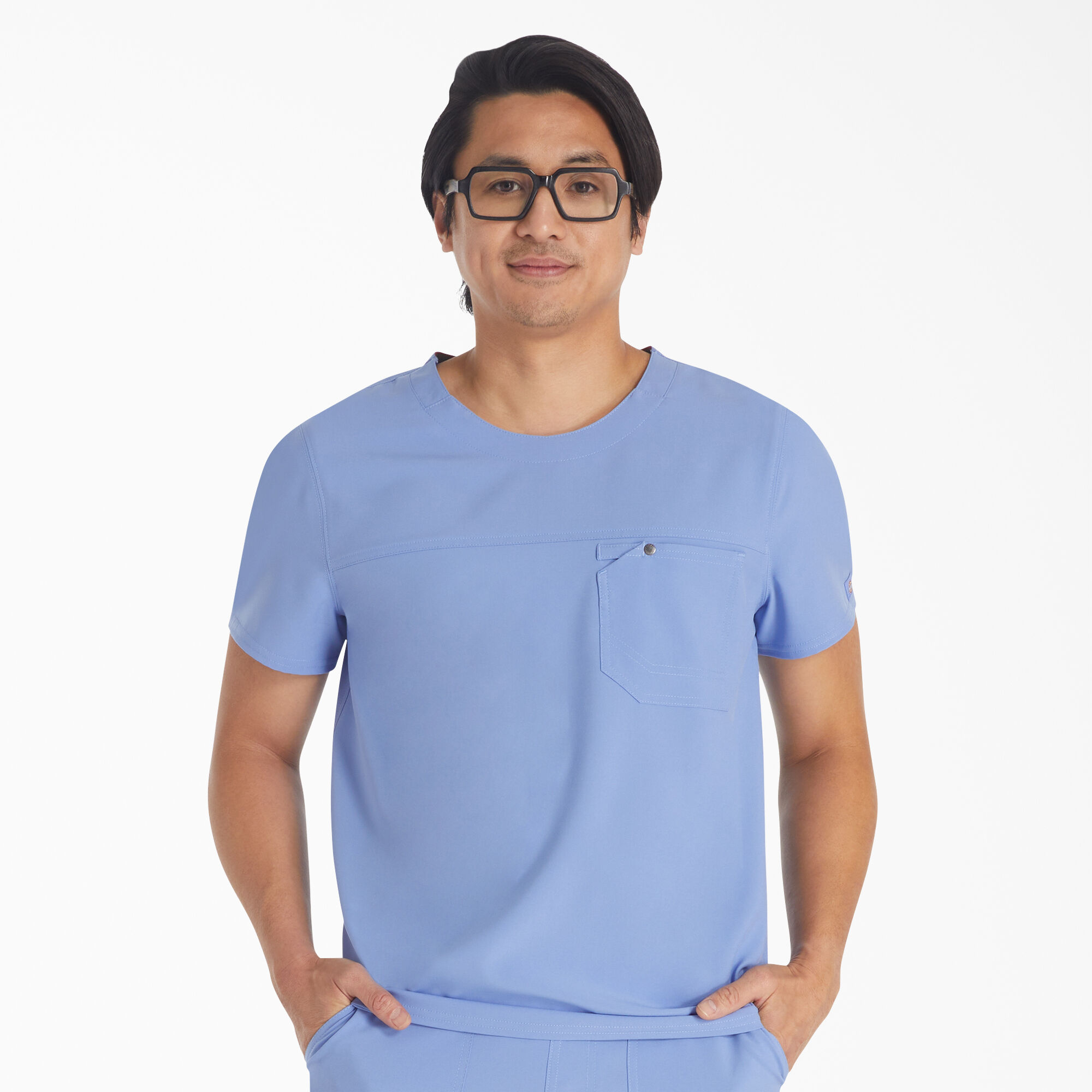 Men s EDS NXT Round Neck Scrub Top Dickies US