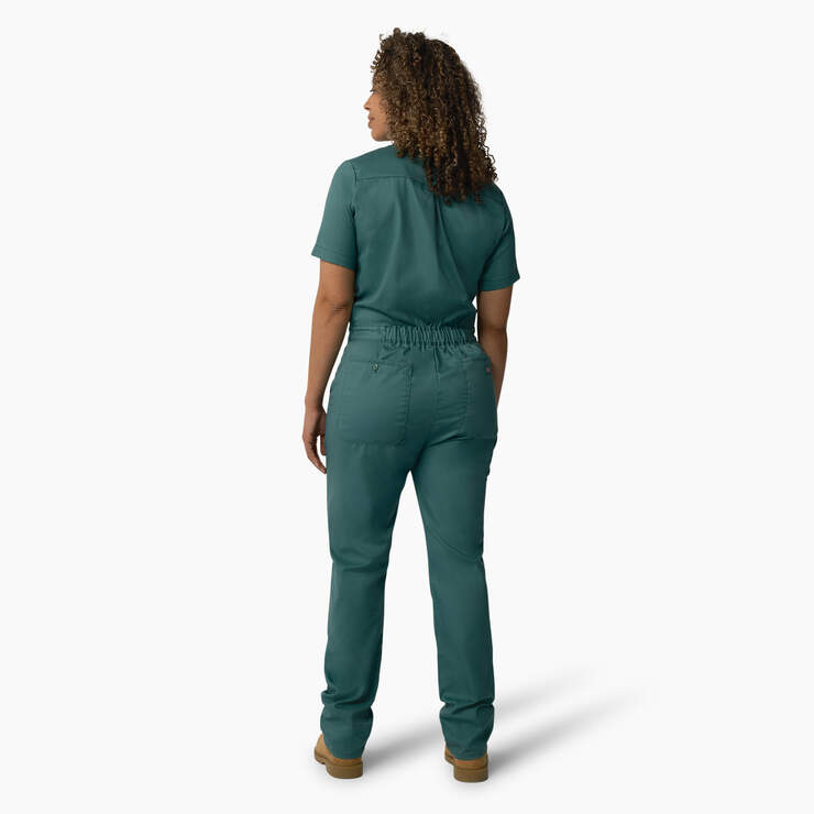 Women's FLEX Cooling Short Sleeve Coveralls - Lincoln Green (LN) image number 2