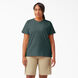 Women&#39;s Plus Short Sleeve Heavyweight T-Shirt - Lincoln Green &#40;LN&#41;