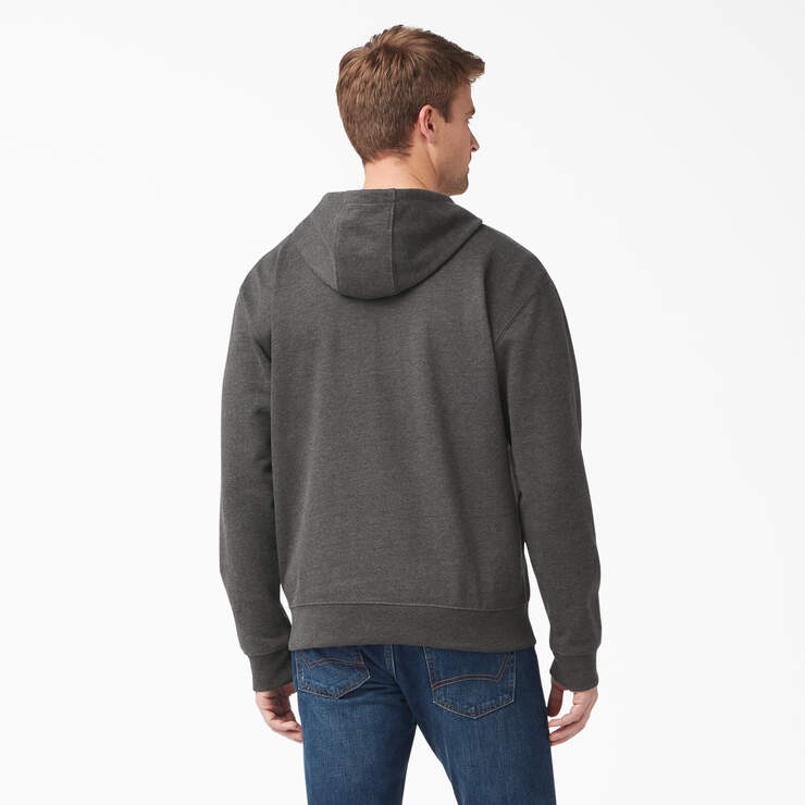 Midweight Fleece Hoodie - Dark Heather Gray (IYD) image number 2