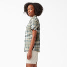 Women&#39;s Cooling Short Sleeve Work Shirt - Green Plaid &#40;1PR&#41;