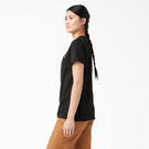 Women&#39;s Heavyweight Short Sleeve Pocket T-Shirt - Black &#40;BK&#41;