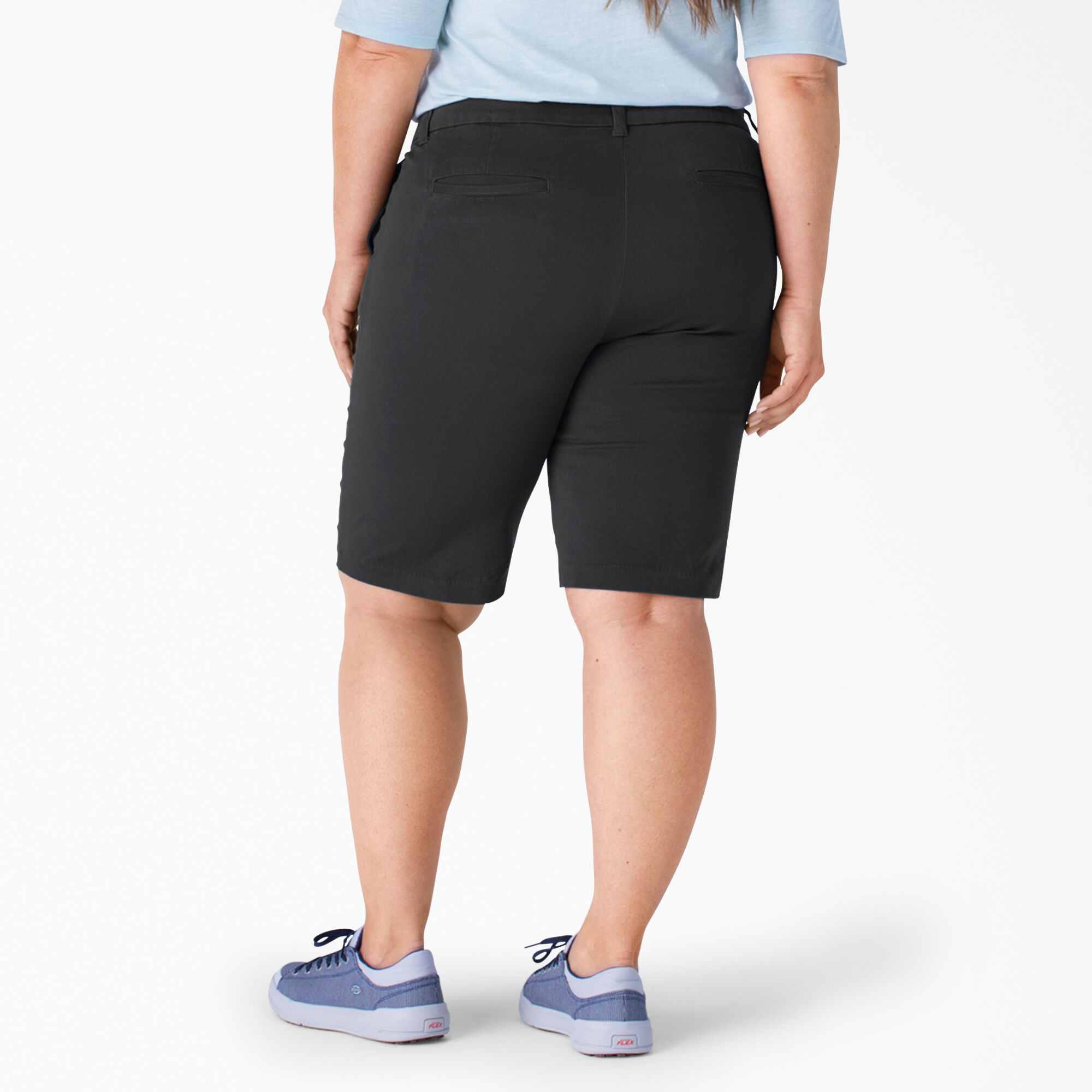 Women s Plus Perfect Shape Straight Fit Bermuda Shorts 11