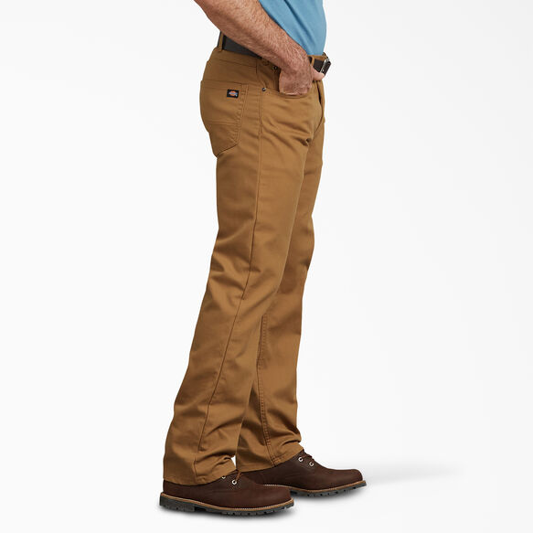 Regular Fit Straight Leg Duck Pants - Stonewashed Brown Duck &#40;SBD&#41;