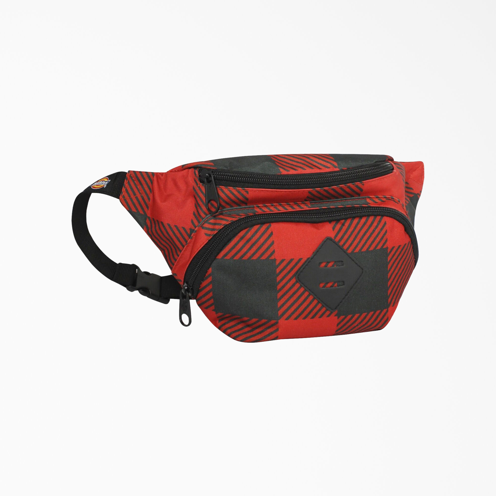 red checkered fanny pack