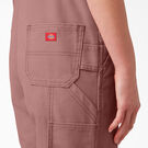 Women&#39;s Relaxed Fit Bib Overalls - Rinsed Ash Rose &#40;RAR&#41;