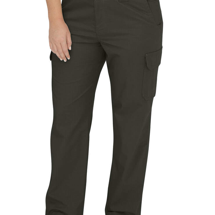 Women's Stretch Ripstop Tactical Pants - Dark Green (GC) image number 1