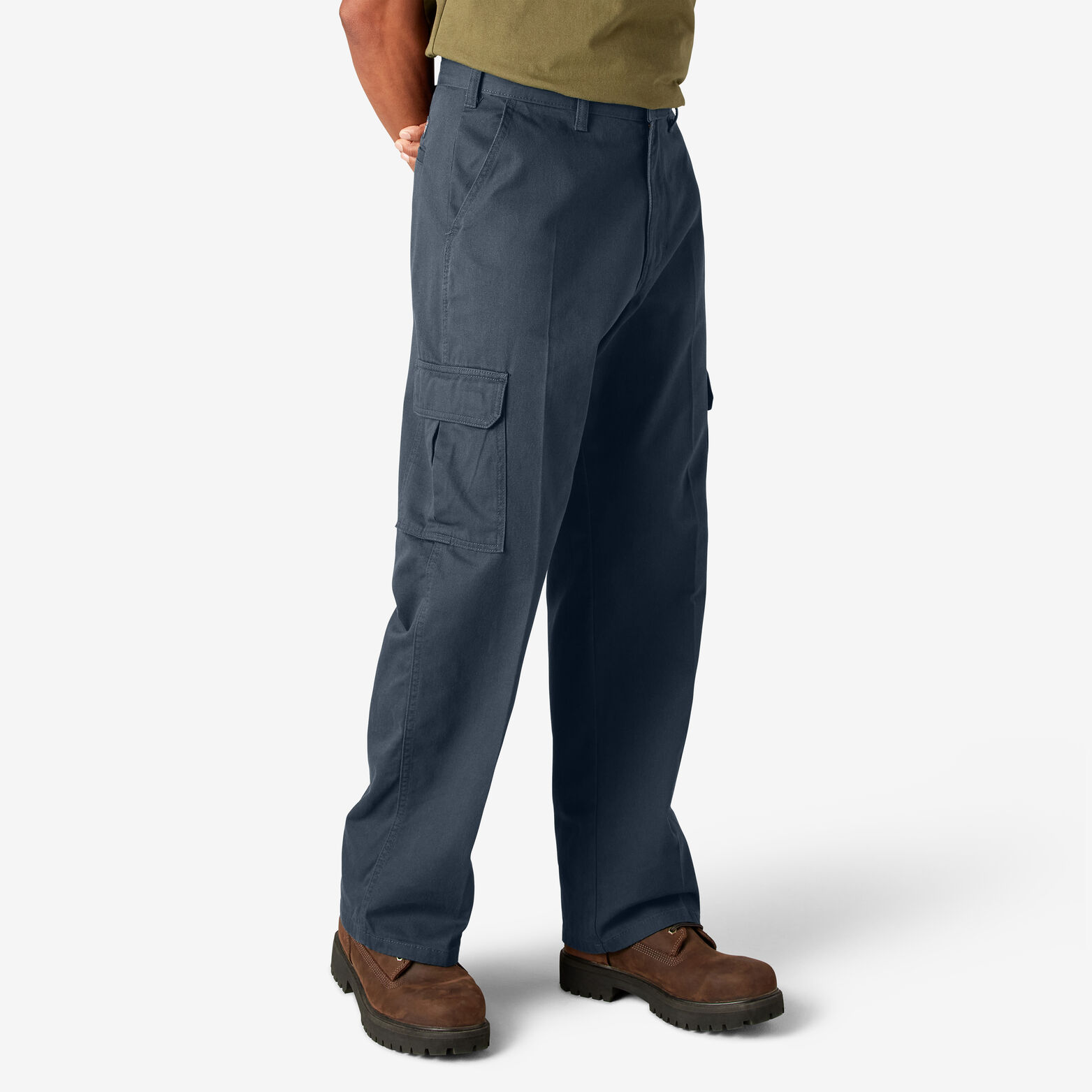Loose Fit Cargo Pants For Men , Dark Navy Blue | Dickies