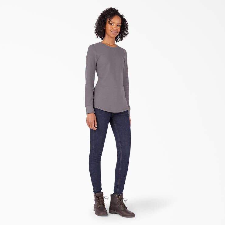 Women’s Long Sleeve Thermal Shirt - Graphite Gray (GAD) image number 3