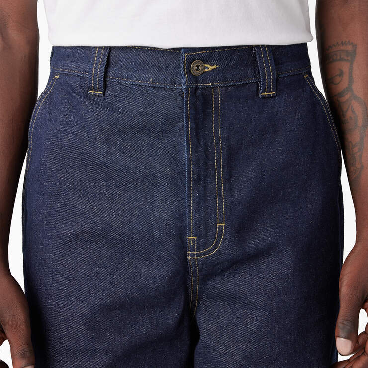 Madison Loose Fit Jeans - Rinsed Indigo Blue (RNB) image number 7