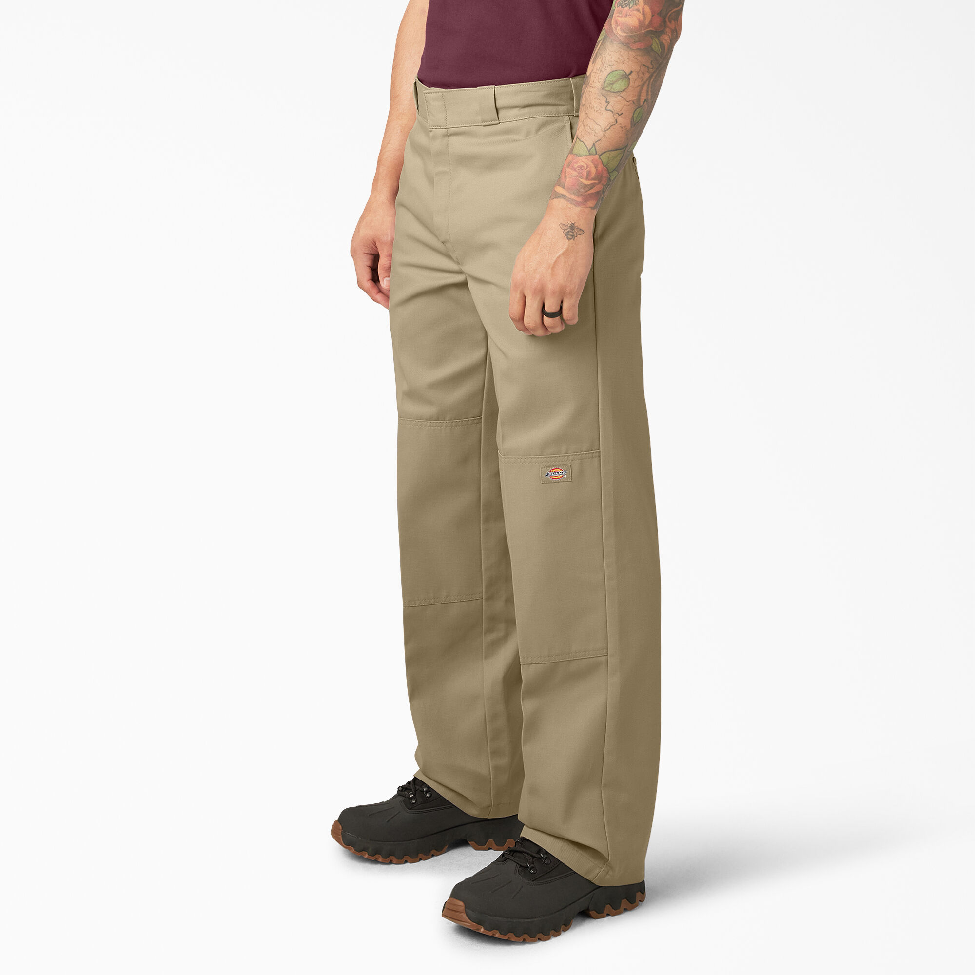 Loose Fit Double Knee Work Pants