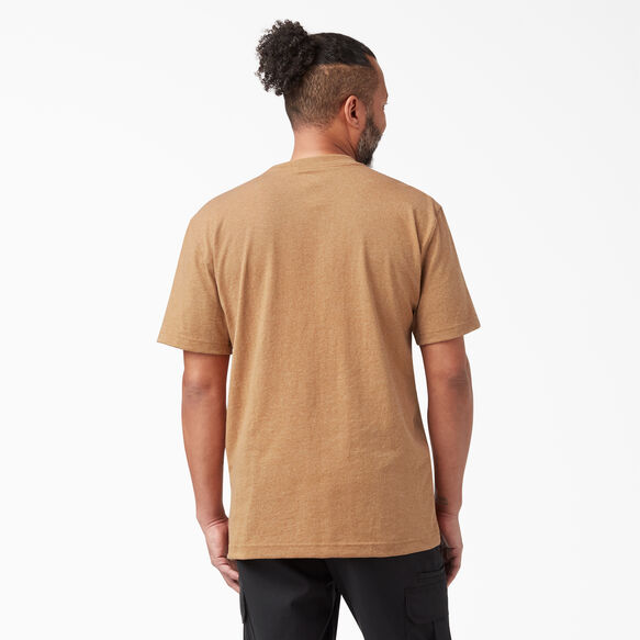 Heavyweight Heathered Short Sleeve Pocket T-Shirt - Brown Duck Heather &#40;BDH&#41;