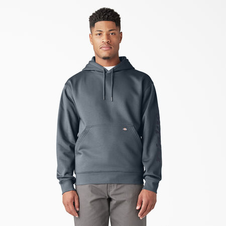 Water Repellent Sleeve Logo Hoodie - Stormy Weather &#40;SMY&#41;