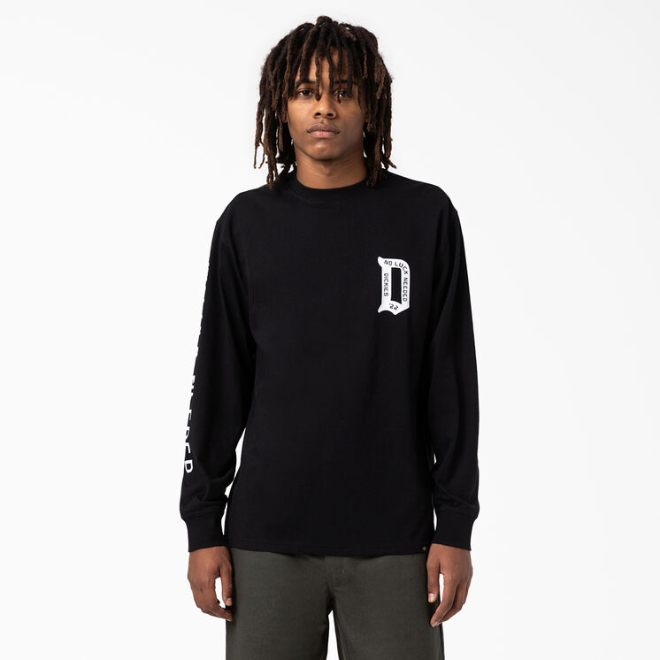 Union Springs Long Sleeve T-Shirt - Black &#40;KBK&#41;
