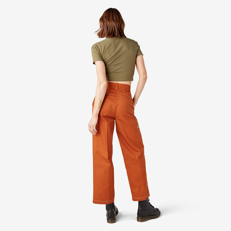 Women’s Relaxed Fit Double Knee Pants - Gingerbread Brown (IE) image number 6