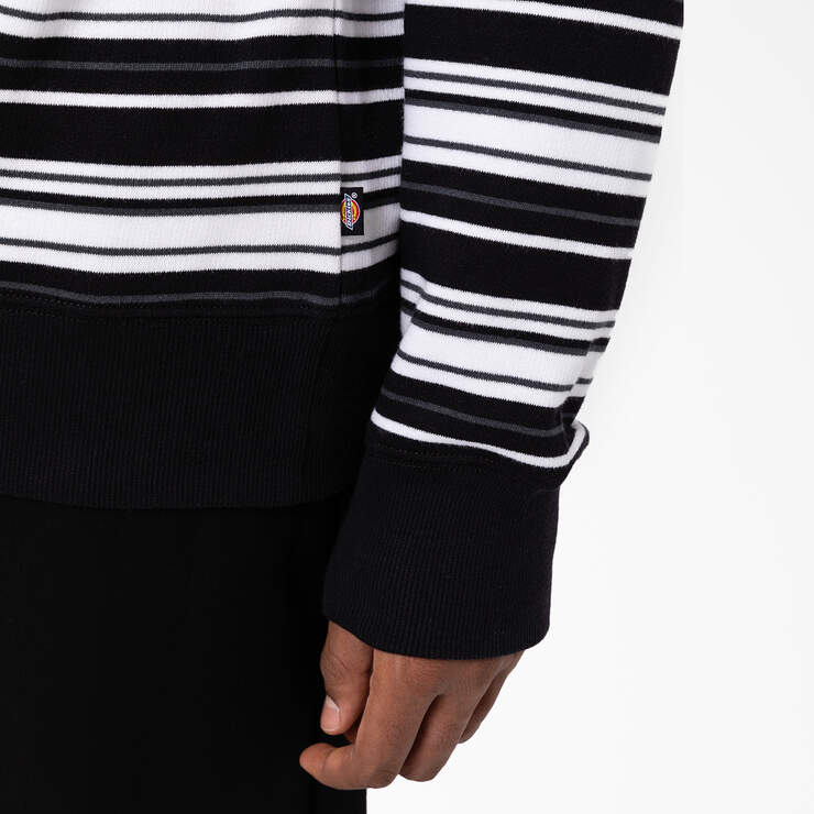 Westover Striped Sweatshirt - Black Variegated Stripe (BSA) image number 4