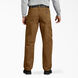 Relaxed Fit Straight Leg Sanded Duck Carpenter Pants - Brown Duck &#40;RBD&#41;