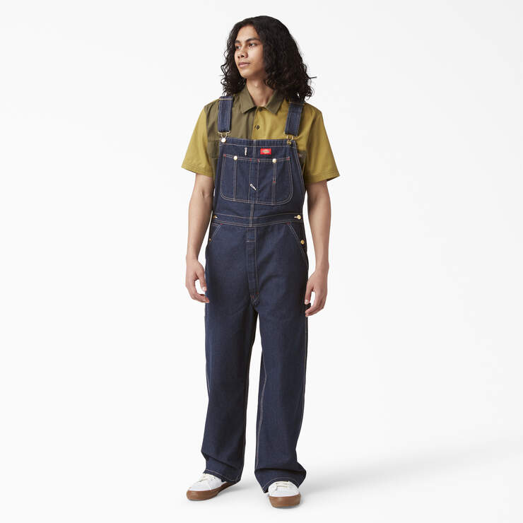 Classic Bib Overalls - Rinsed Indigo Blue (RNB) image number 5