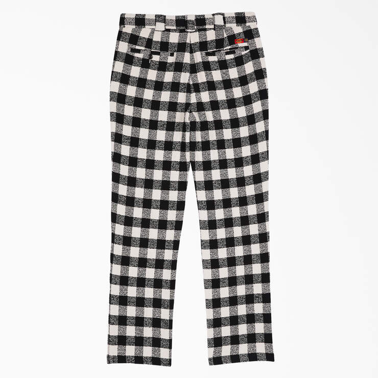 Opening Ceremony Relaxed Fit Tweed 874® Work Pants - Black White Plaid (AWP) image number 2