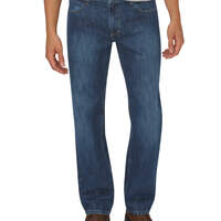 Dickies X-Series Relaxed Fit Straight Leg 5-Pocket Denim Jeans - Medium Indigo Blue (HMI)